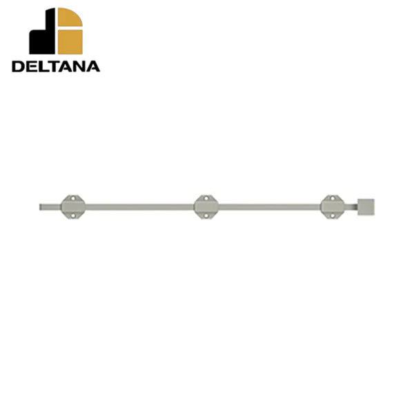 Deltana - 24" Modern Surface Bolt - Heavy Duty - Solid Brass - Optional Finish