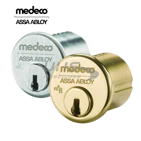 Medeco BiLevel 1-1/4" Mortise Cylinder - 26 - Satin Chrome - UHS Hardware