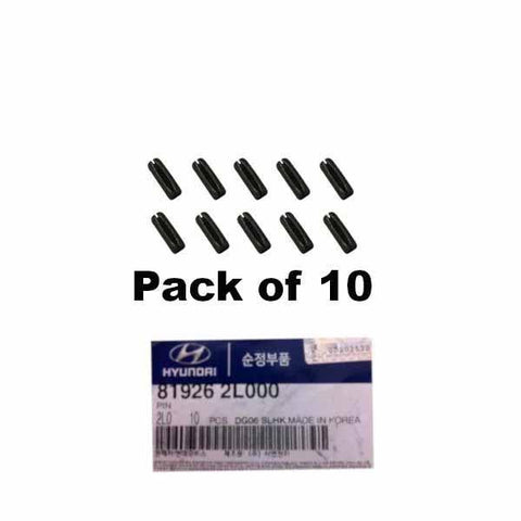 10 x Roll Pin for 2013 - 2018 Hyundai Flip Key Remote / PN: 81926-2L000 (OEM) - UHS Hardware