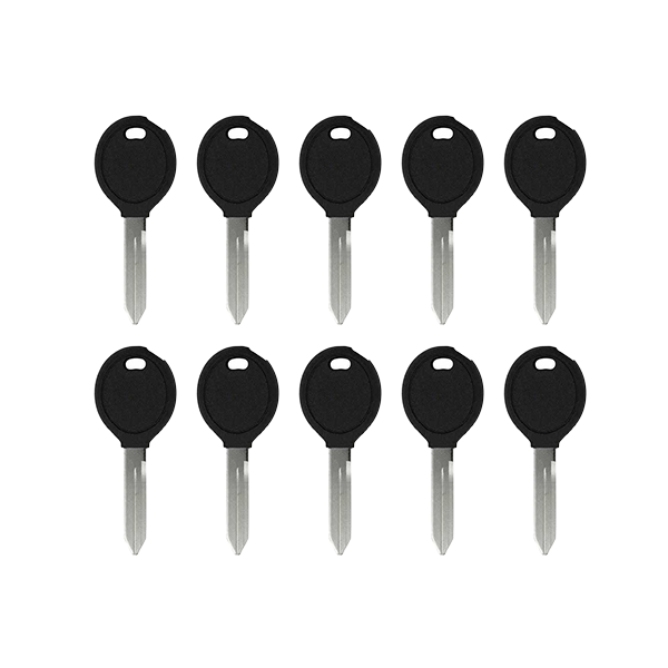 Y160 / Y164 Chrysler Transponder Key SHELL (No Chip) (AFTERMARKET) (BUNDLE OF 25) - UHS Hardware