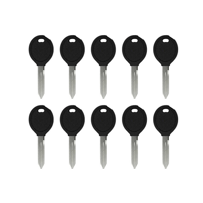 Y160 / Y164 Chrysler Transponder Key SHELL (No Chip) (AFTERMARKET) (BUNDLE OF 25) - UHS Hardware