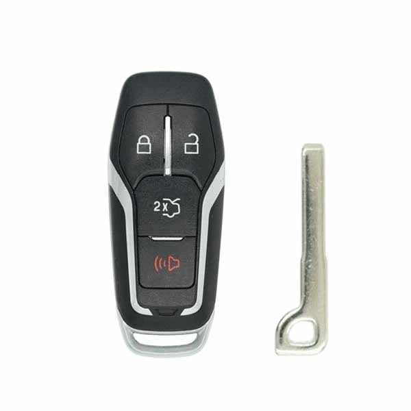 2008-2017 Ford 4-Button Smart Key SHELL for M3N-A2C31243800 (SKS-FD-053) - UHS Hardware