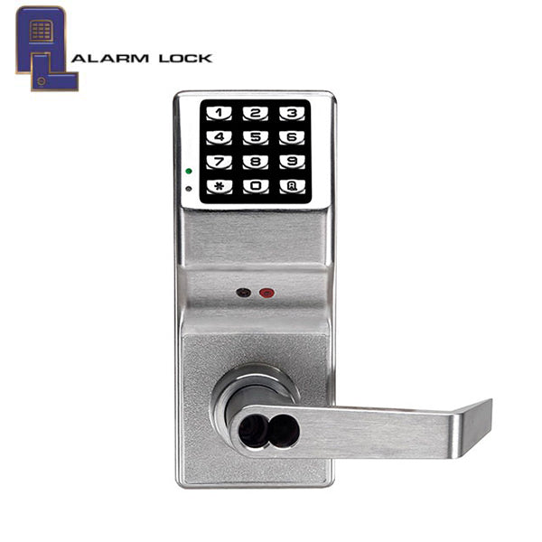 Alarm Lock Trilogy - DL2800 - Digital Keypad Lever Set w/ Audit Trail - IC Core Prep - 26D - Satin Chrome - UHS Hardware