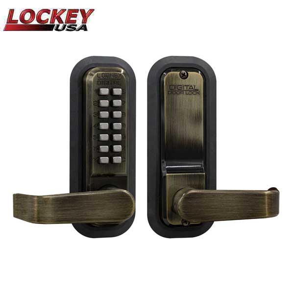 Lockkey Lockey - 2835 - Mechanical Keypad - Keyless Lock - Lever Set - Passage ...