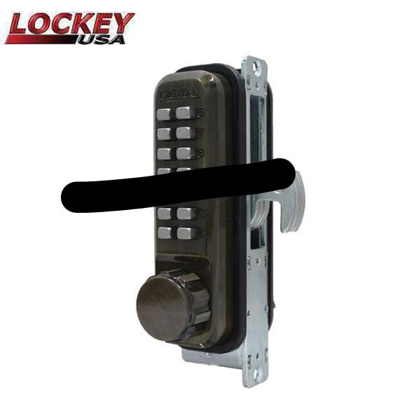 Lockey - 2950 - Narrow Stile - Mechanical Keypad - Keyless Hook Bolt Lock - UHS Hardware