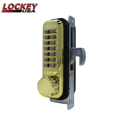 Lockey - 2950 - Narrow Stile - Mechanical Keypad - Keyless Hook Bolt Lock - UHS Hardware