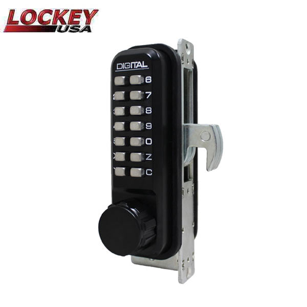 Lockey - 2950-DC - Narrow Stile - Mechanical Keypad - Keyless Hook Bolt Lock - Double Combination - UHS Hardware