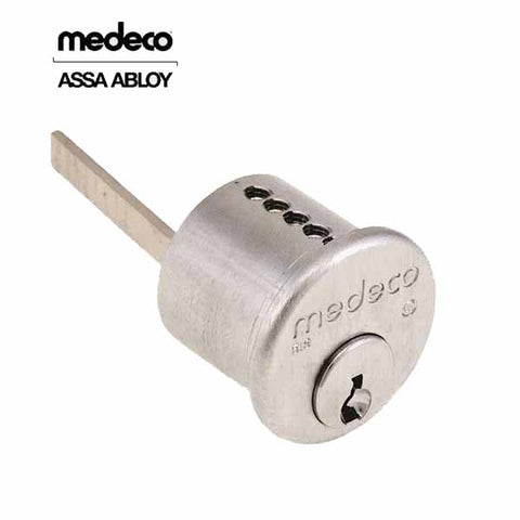 Medeco BiLevel Rim Cylinder - 26 - Satin Chrome - UHS Hardware