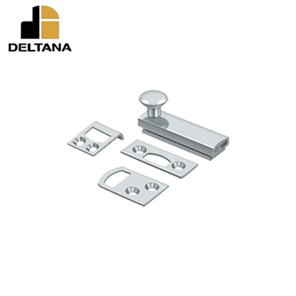 Deltana - 2" Surface Bolt - Concealed Screw - Heavy Duty - Optional Finish