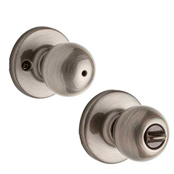 Kwikset - Polo Knob Set - Round Rose - Optional Finish - Optional Function - Grade 3 - UHS Hardware