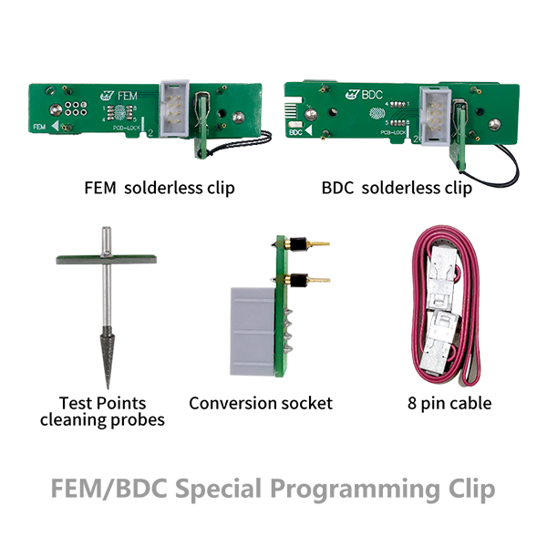 Yanhua - FEM / BDC - BMW - Non-Soldering Programming Clip - 95128/95256 Chip - UHS Hardware