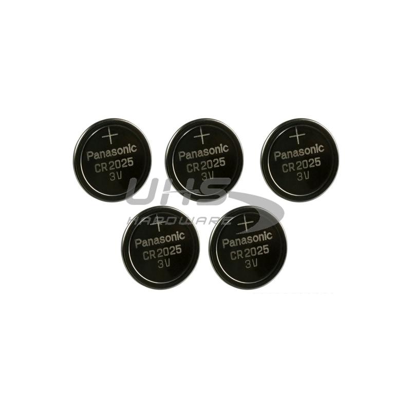 Panasonic CR2025 3V Lithium Battery 5-Pack - UHS Hardware