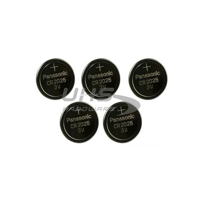 Panasonic CR2025 3V Lithium Battery 5-Pack - UHS Hardware