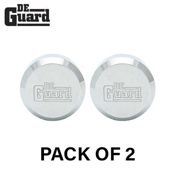 2x Premium - Round Steel Hockey Puck Lock - Shackleless - SC1 Keyway - Keyed Alike #1 (BUNDLE OF 2) (2 For 1) - UHS Hardware