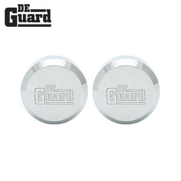 2x Premium - Round Steel Hockey Puck Lock - Shackleless - SC1 Keyway - Keyed Alike #1 (BUNDLE OF 2) (2 For 1) - UHS Hardware