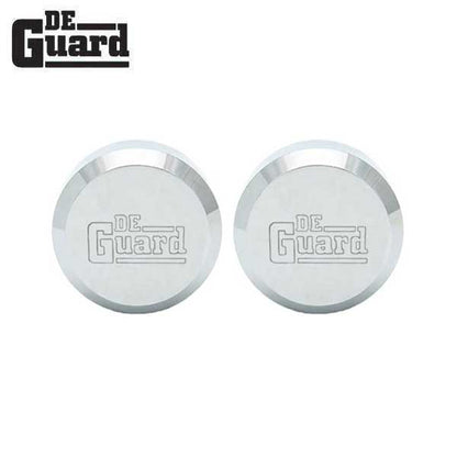 2x Premium - Round Steel Hockey Puck Lock - Shackleless - SC1 Keyway - Keyed Alike #1 (BUNDLE OF 2) (2 For 1) - UHS Hardware