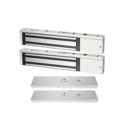2 x UL Listed Single Door Maglocks - 600 lb Holding Force - Bond Sensor - Grade 1 (2 for 1) - UHS Hardware