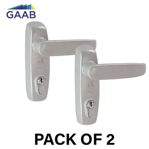 2 x GAAB - T800M14B - Lever Exit Trim - for GAAB Exit Devices - Clutched - Reversible -  Entry Function - Satin Chrome (Bundle of 2) - UHS Hardware