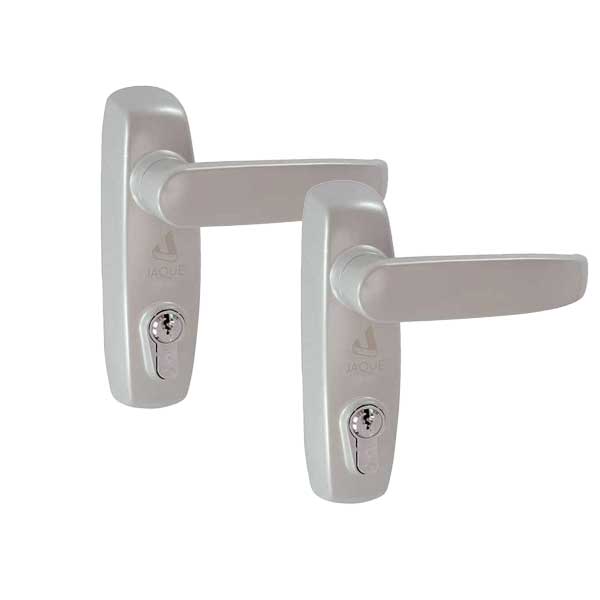 2 x GAAB - T800M14B - Lever Exit Trim - for GAAB Exit Devices - Clutched - Reversible -  Entry Function - Grey (2 for 1) - UHS Hardware
