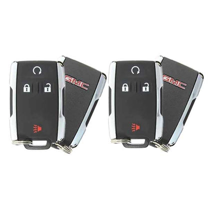 2 x 2014-2021 GMC Sierra Canyon / 4-Button Keyless Entry Remote / PN: 13580082 / M3N32337100 (OEM Refurb) (2 for 1) - UHS Hardware