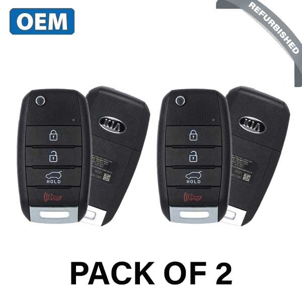 2 x 2015-2020 Kia Sorento / 4-Button Flip Key / PN: 95430-C5101 / OSLOKA-910T (UM) (OEM Refurb) (2 for 1) - UHS Hardware