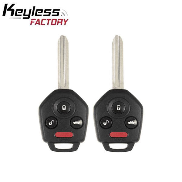 2 x 2012-2019 Subaru / 4-Button Remote Head Key / CWTWB1U811 / B110 / G Chip 80 Bit (AFTERMARKET) (2 for 1) - UHS Hardware