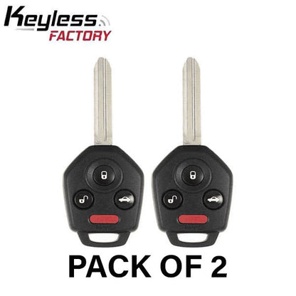 2 x 2012-2019 Subaru / 4-Button Remote Head Key / CWTWB1U811 / B110 / G Chip 80 Bit (AFTERMARKET) (2 for 1) - UHS Hardware