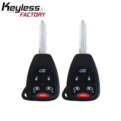 2 x 2004-2007 Dodge Chrysler / 6-Button Remote Head Key / M3N5WY72XX (AFTERMARKET) (2 for 1) - UHS Hardware