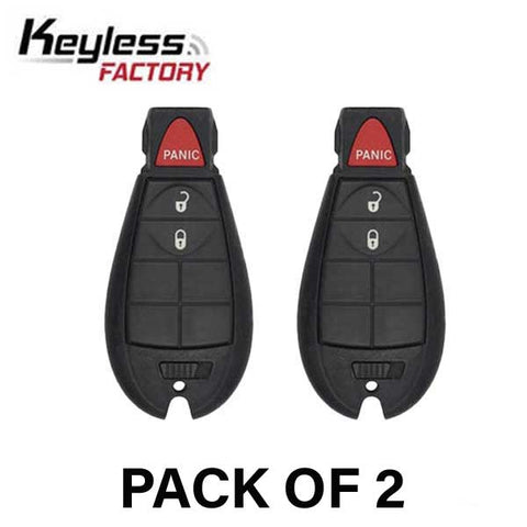 2x 2013-2019 Dodge RAM / 3-Button Fobik / GQ4-53T (AFTERMARKET) (2 For 1) - UHS Hardware