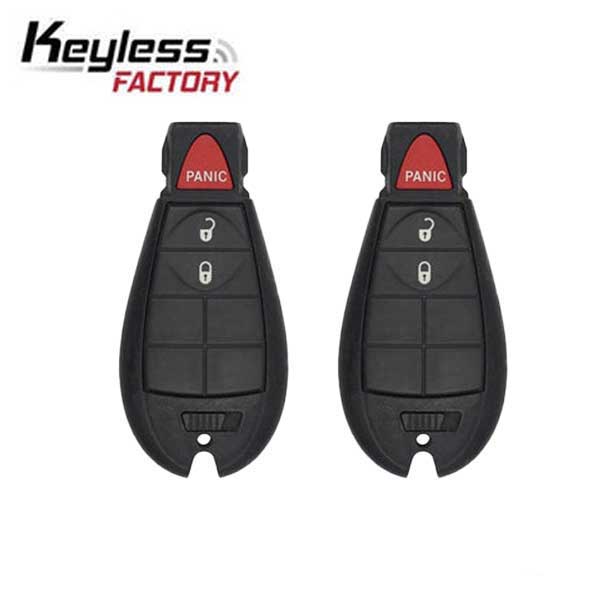 2x 2013-2019 Dodge RAM / 3-Button Fobik / GQ4-53T (AFTERMARKET) (2 For 1) - UHS Hardware