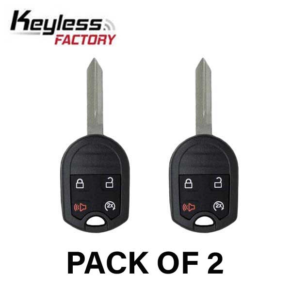 2x 2009-2018 Ford F-Series Explorer / 4-Button Remote Head Key / OUC6000022 / (AFTERMARKET) (2 For 1) - UHS Hardware