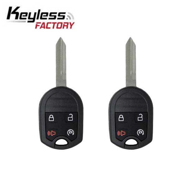 2x 2009-2018 Ford F-Series Explorer / 4-Button Remote Head Key / OUC6000022 / (AFTERMARKET) (2 For 1) - UHS Hardware