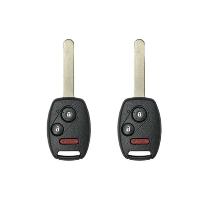 2x 2007-2015 Honda / 3-Button Remote Head Key / MLBHLIK-1T (AFTERMARKET) (2 For 1) - UHS Hardware