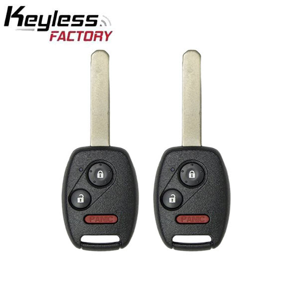 2 x Honda Pilot 2005-2008 / 3-Button Remote Head Key / CWTWB1U545 / (AFTERMARKET) (2 for 1) - UHS Hardware