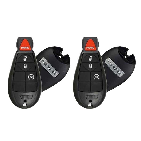 2 x 2013-2018 Dodge Ram / 4-Button Fobik / PN: 56046955AG / GQ4-53T (OEM Refurb) (2 for 1) - UHS Hardware