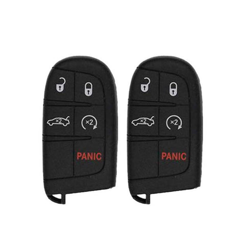 2 x 2015-2021 Dodge Chrysler / 5-Button Smart Key / PN: 68394195 AA / M3M-40821302 (AFTERMARKET) (2 for 1) - UHS Hardware
