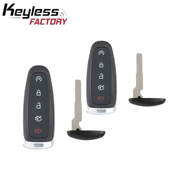 2 x 2013-2020 Ford / 5-Button Smart Key / PEPS / PN: 164-R7995 / M3N5WY8609 (AFTERMARKET) (2 for 1) - UHS Hardware