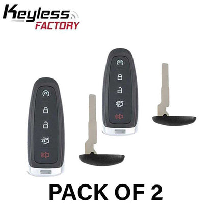 2 x 2013-2020 Ford / 5-Button Smart Key / PEPS / PN: 164-R7995 / M3N5WY8609 (AFTERMARKET) (2 for 1) - UHS Hardware