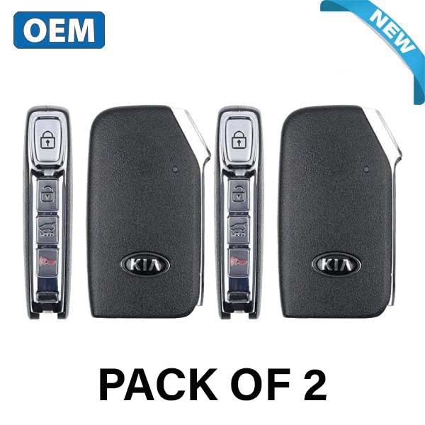 2 x 2020-2020 Kia Telluride / 4-Button Smart Key / PN: 95440-S9000 / TQ8-FOB-4F24 (ON) (OEM) (2 for 1) - UHS Hardware