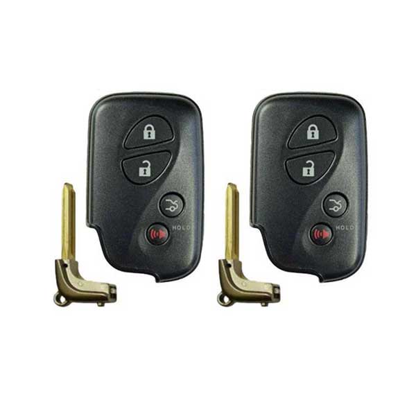 2x 2005-2008 Lexus / 4-Button Smart Key / PN: 89904-30270 / HYQ14AAB (0140 Board) (AFTERMARKET) (BUNDLE OF 2) (2 For 1) - UHS Hardware