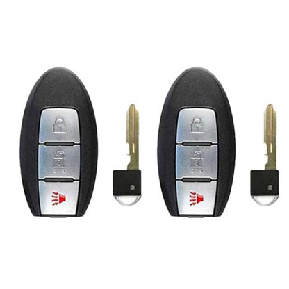 2x 2011-2018 Nissan / 3-Button Smart Key / PN: 285E3-1KM0D / CWTWB1U808 (AFTERMARKET) (2 For 1) - UHS Hardware