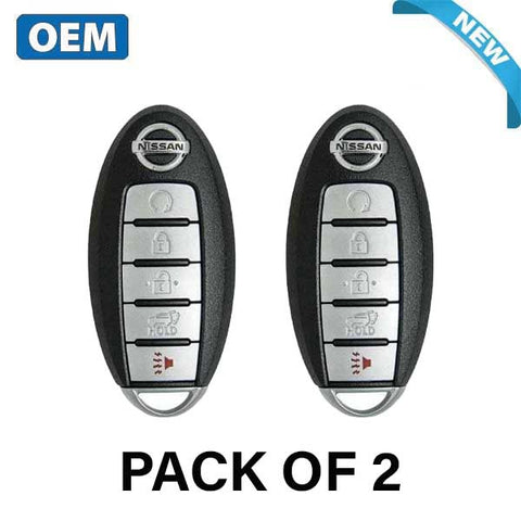 2 x 2013-2016 Nissan Pathfinder / 5-Button Prox Smart Key / PN: 285E3-9PA5A / KR5S180144014 (OEM) (2 for 1) - UHS Hardware
