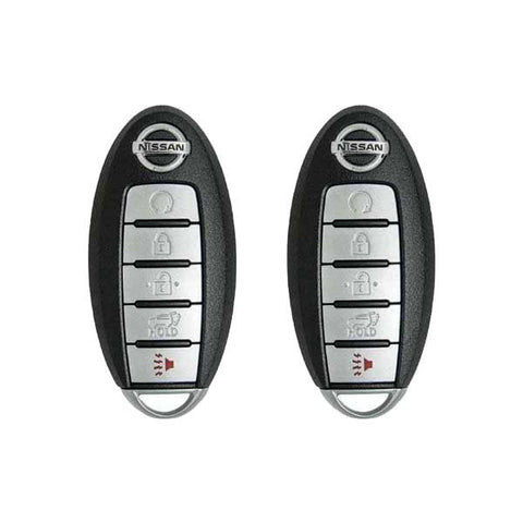 2 x 2013-2016 Nissan Pathfinder / 5-Button Prox Smart Key / PN: 285E3-9PA5A / KR5S180144014 (OEM) (2 for 1) - UHS Hardware