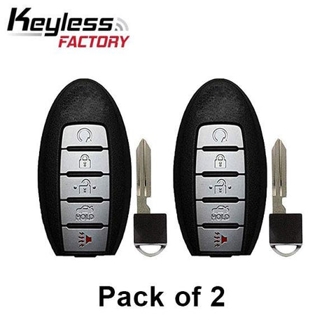 2017-2018 Nissan Armada / 5-Button Smart Key / CWTWB1G744 (RSK-NIS-G744-5) (2 Pack) - UHS Hardware