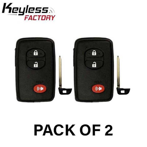 2x 2009-2018 Toyota Prius / 4Runner / 3-Button Smart Key / PN: 89904-47230 / HYQ14ACX / GNE Board (AFTERMARKET) (BUNDLE OF 2) (2 For 1) - UHS Hardware