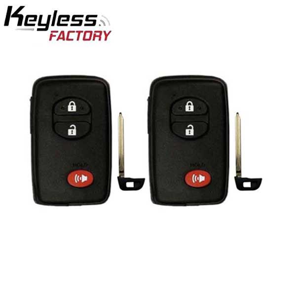 2x 2009-2018 Toyota Prius / 4Runner / 3-Button Smart Key / PN: 89904-47230 / HYQ14ACX / GNE Board (AFTERMARKET) (BUNDLE OF 2) (2 For 1) - UHS Hardware