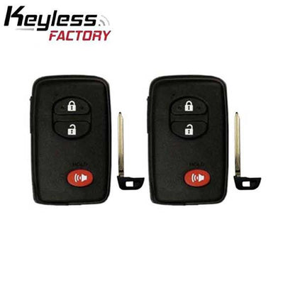 2x 2009-2018 Toyota Prius / 4Runner / 3-Button Smart Key / PN: 89904-47230 / HYQ14ACX / GNE Board (AFTERMARKET) (BUNDLE OF 2) (2 For 1) - UHS Hardware