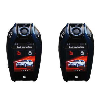 2 x Universal Smart Key LCD Shell for Push To Start Vehicles - BMW - GM - FORD - KIA - and more! (AFTERMARKET) (Pack of 2) - UHS Hardware