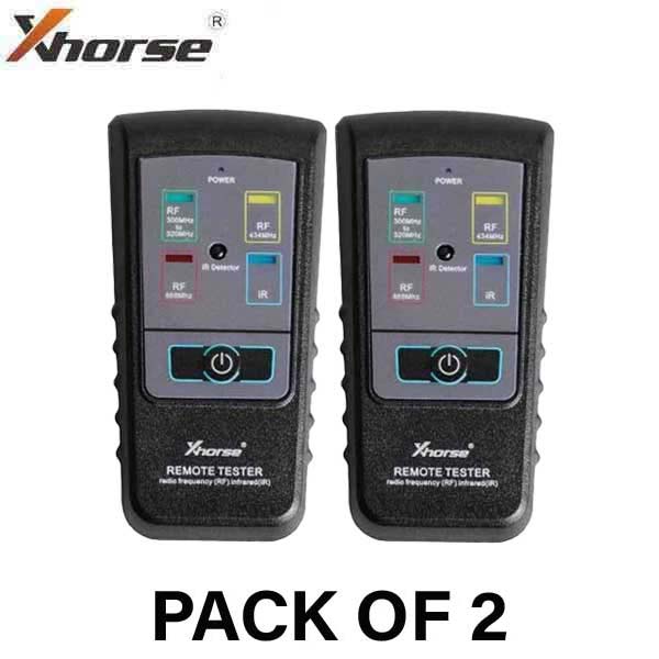 2 x Xhorse Remote Tester Radio Frequency(RF) Infrared(IR) (Bundle of 2) - UHS Hardware