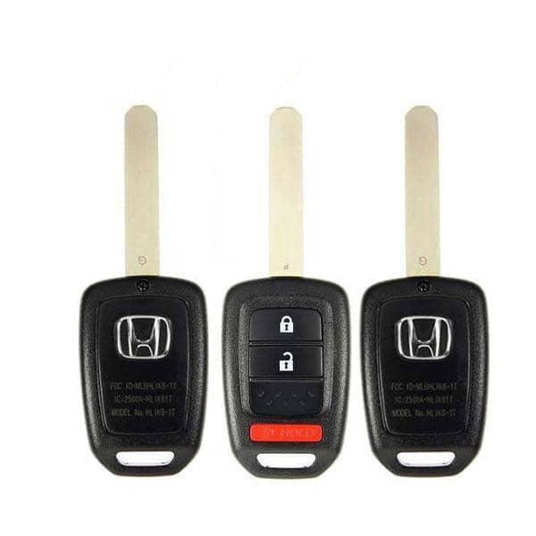 3 X 2013-2014 Honda Cr-V Crosstour / 3-Button Remote Head Key Pn: 35118-Ty4-A00 Mlbhlik6-1T (Oem)
